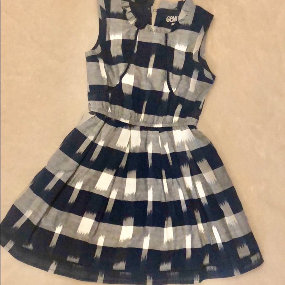 Oshkosh Blue & White Plaid Dress